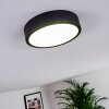 Plafonnier Kragos LED Noir, 1 lumière
