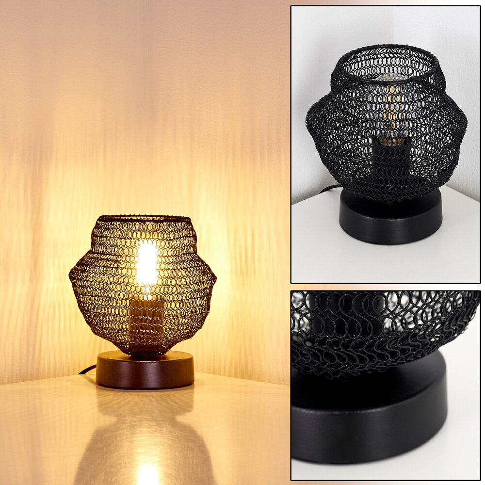 Lampe à poser Verpuppt Noir, 1 lumière main product photo