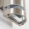 Applique extérieure Maturin Acier inoxydable, 2 lumières