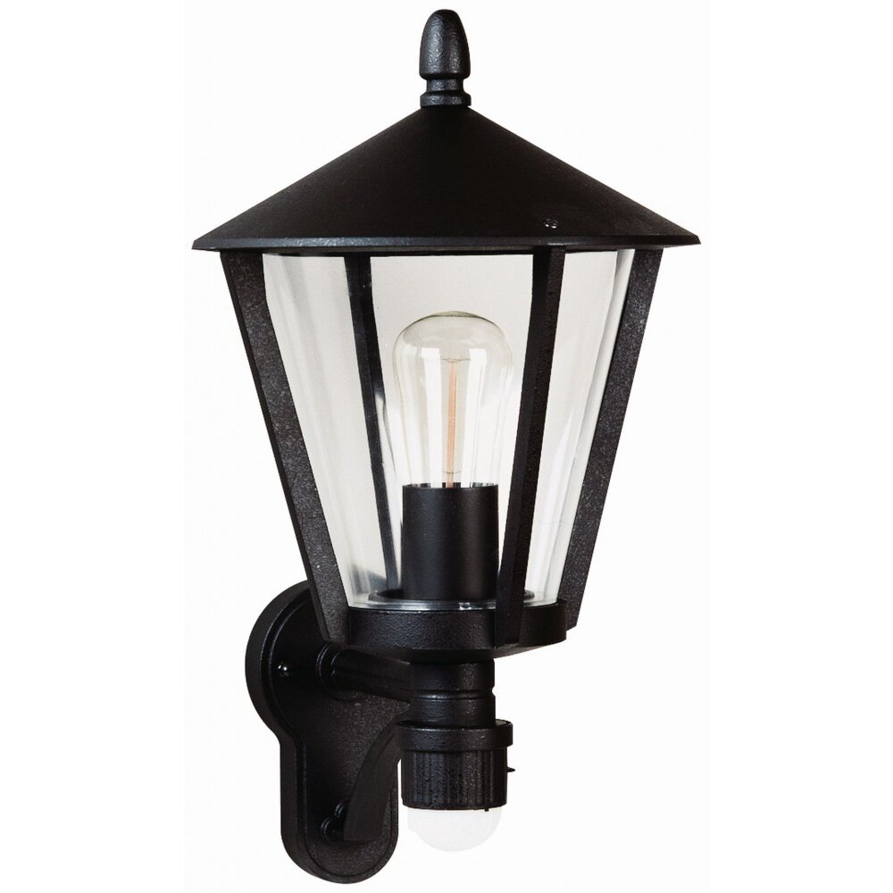 Applique extérieure Albert 1815 Noir, 1 lumière, Détecteur de mouvement main product photo