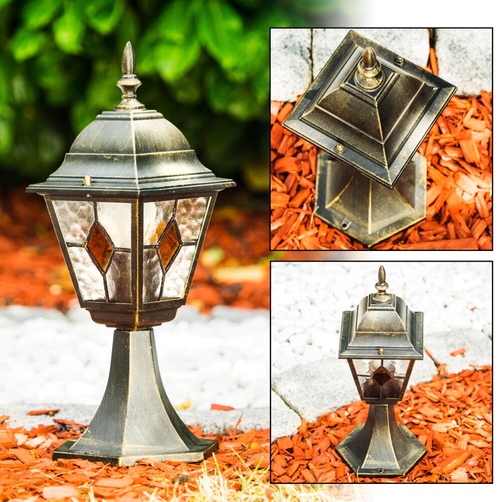 Borne lumineuse Antibes Brun doré, 1 lumière main product photo