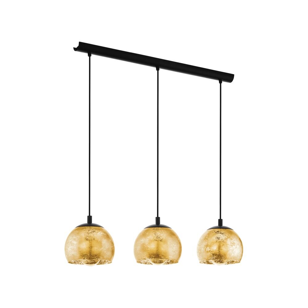 Suspension EGLO ALBARACCIN Noir, 3 lumières main product photo