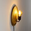 Applique murale Calcasieu Noir doré, 1 lumière