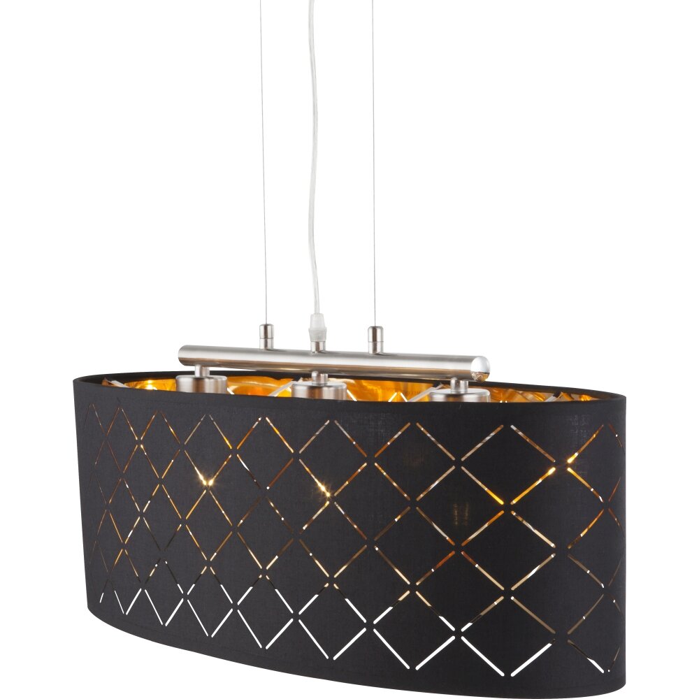 Suspension Globo CLARKE Nickel mat, 3 lumières main product photo