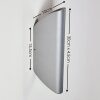 Applique murale d'extérieur Gatunga LED Argenté, 2 lumières