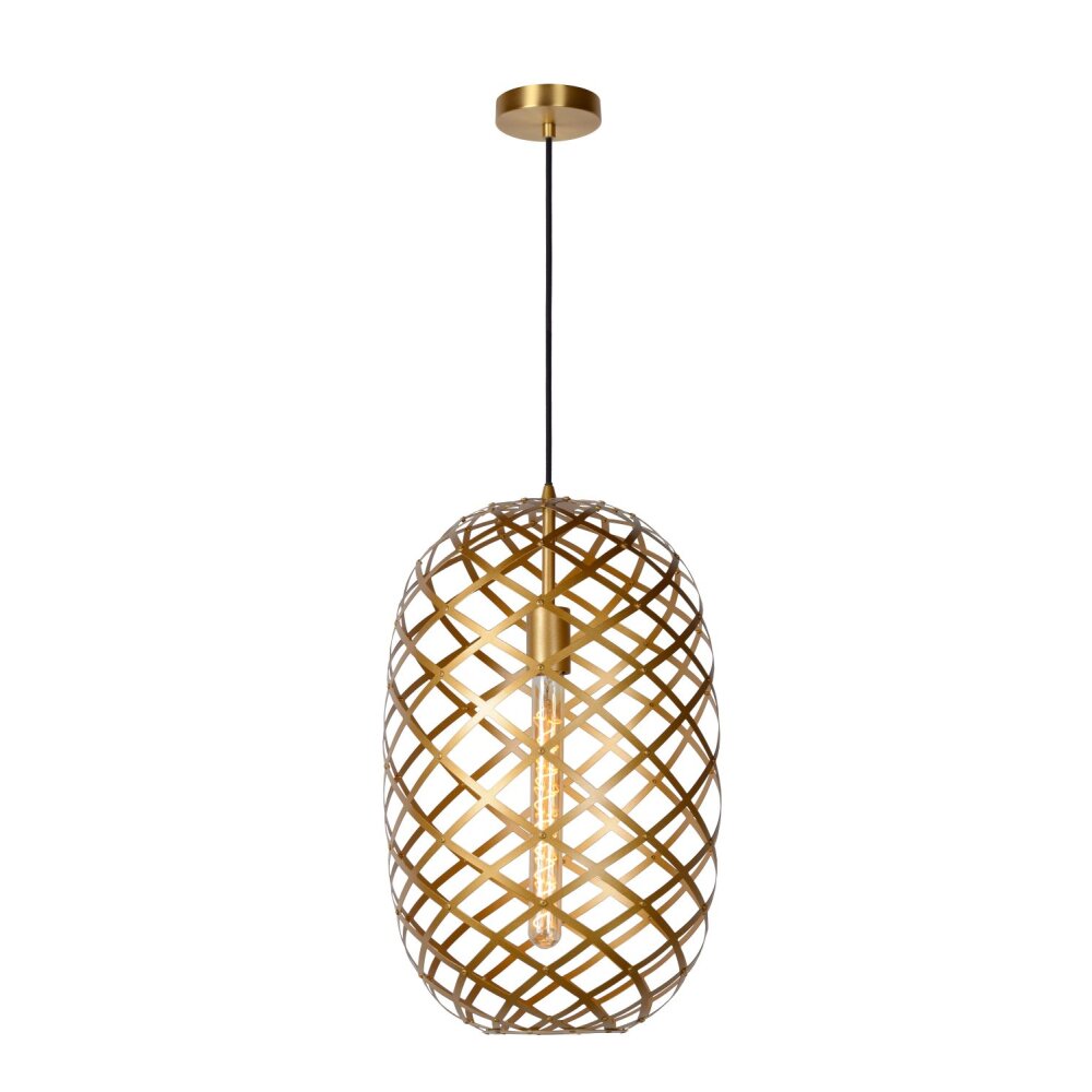 Suspension Lucide WOLFRAM Or, 1 lumière main product photo