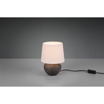 Lampe de table Reality Lou LED Brun, 1 lumière