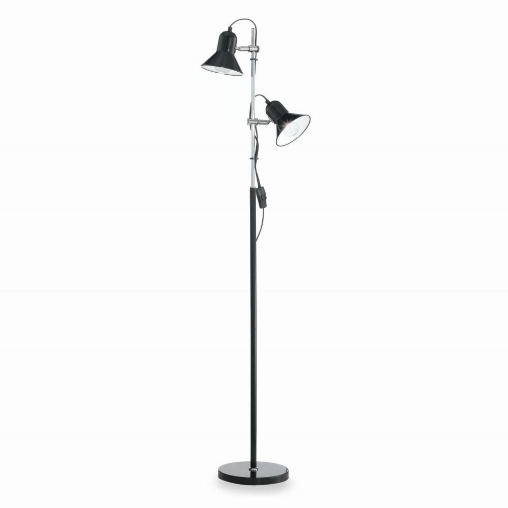 Lampadaire Ideal Lux POLLY Noir, 2 lumières main product photo