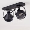 Plafonnier Rahway Noir, 2 lumières