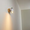 Applique murale Skodsbol Brun, Blanc, 1 lumière