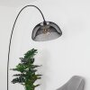 Lampadaire Pralo Noir, 1 lumière