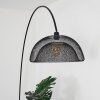 Lampadaire Pralo Noir, 1 lumière