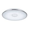 Plafonnier Trio OSAKA LED Chrome, 1 lumière, Télécommandes