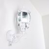 Applique murale d'extérieur Lentua Blanc, 1 lumière, Détecteur de mouvement