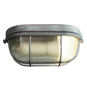 Plafonnier Brilliant Bobbi Gris, 1 lumière