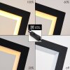 Lampe de table Bacolod LED Noir, 1 lumière