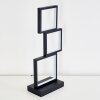 Lampe de table Bacolod LED Noir, 1 lumière