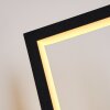 Lampe de table Bacolod LED Noir, 1 lumière