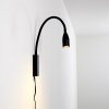 Lampe de chevet Alsea LED Noir, 1 lumière, Détecteur de mouvement