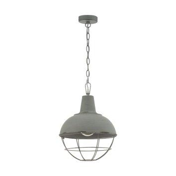 Suspension EGLO CANNINGTON Gris, 1 lumière Suspension EGLO CANNINGTON Gris, 1 lumière