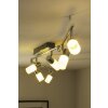 Plafonnier Trio 8214 LED Aluminium, Chrome, Acier inoxydable, 6 lumières
