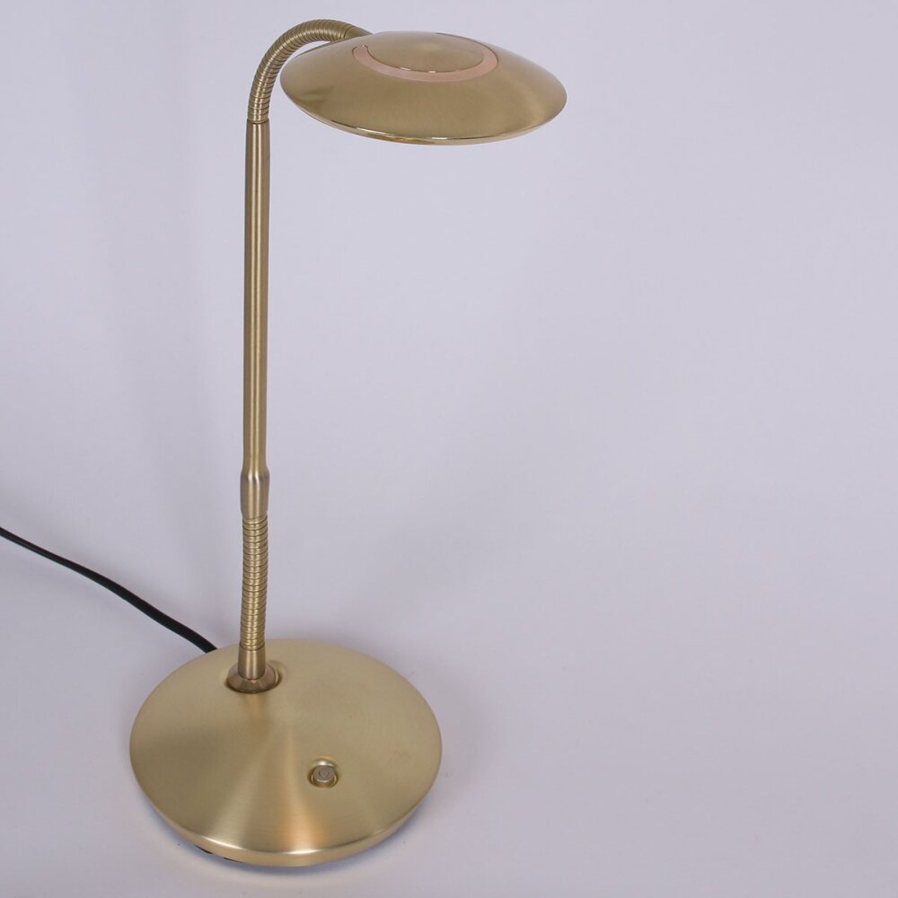 Lampe à poser Steinhauer Zenith LED Laiton, 1 lumière main product photo