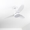Ventilateur de plafond Doha LED Blanc, 1 lumière, Télécommandes