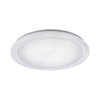 Plafonnier Leuchten-Direkt MEDINA LED Chrome brossé, 1 lumière, Télécommandes Plafonnier Leuchten-Direkt MEDINA LED Chrome brossé, 1 lumière, Télécommandes
