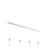 Lampe suspendue Eglo PANCENTO LED Chrome, 4 lumières