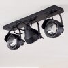 Plafonnier Rahway Noir, 3 lumières