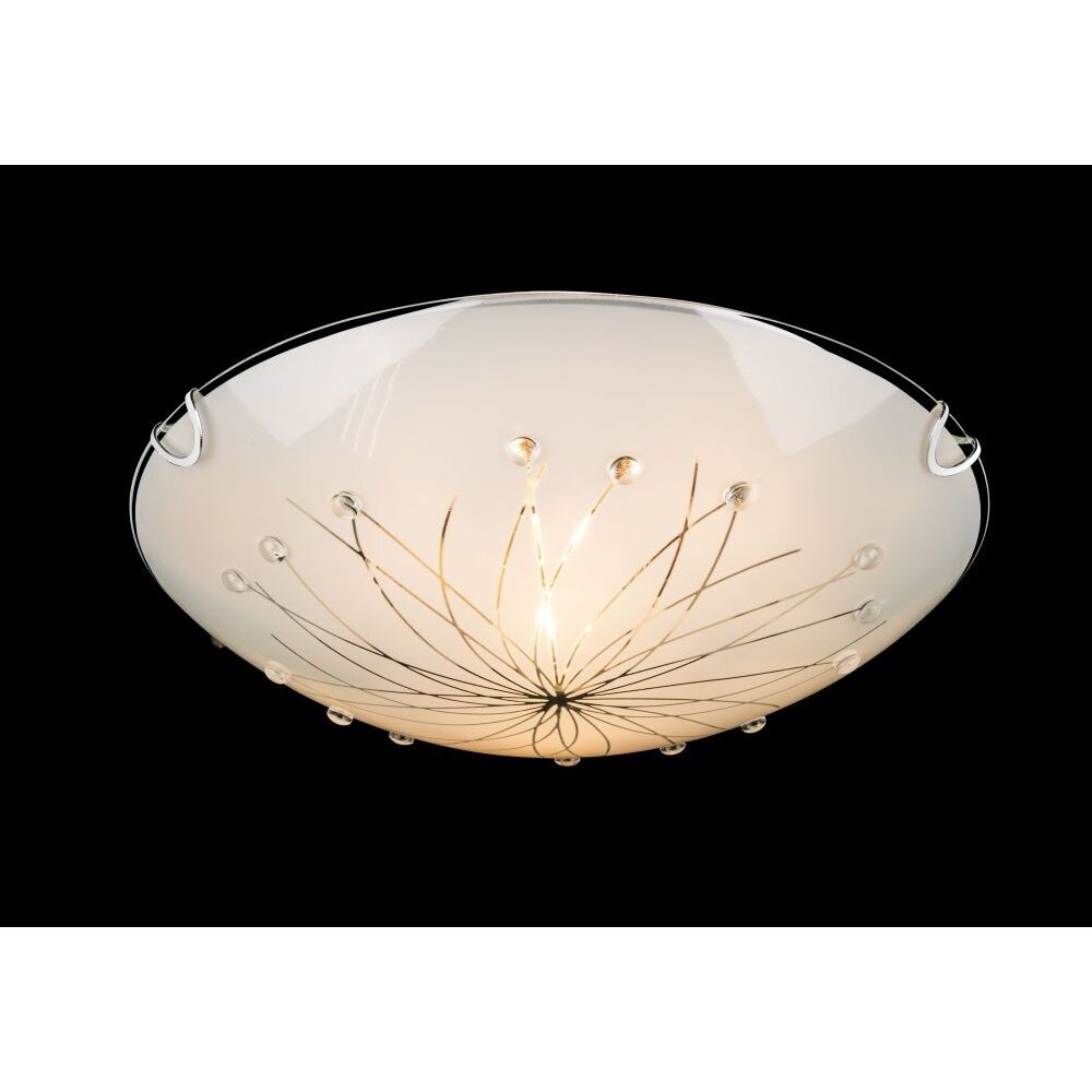 Plafonnier Globo Blanc, 2 lumières main product photo