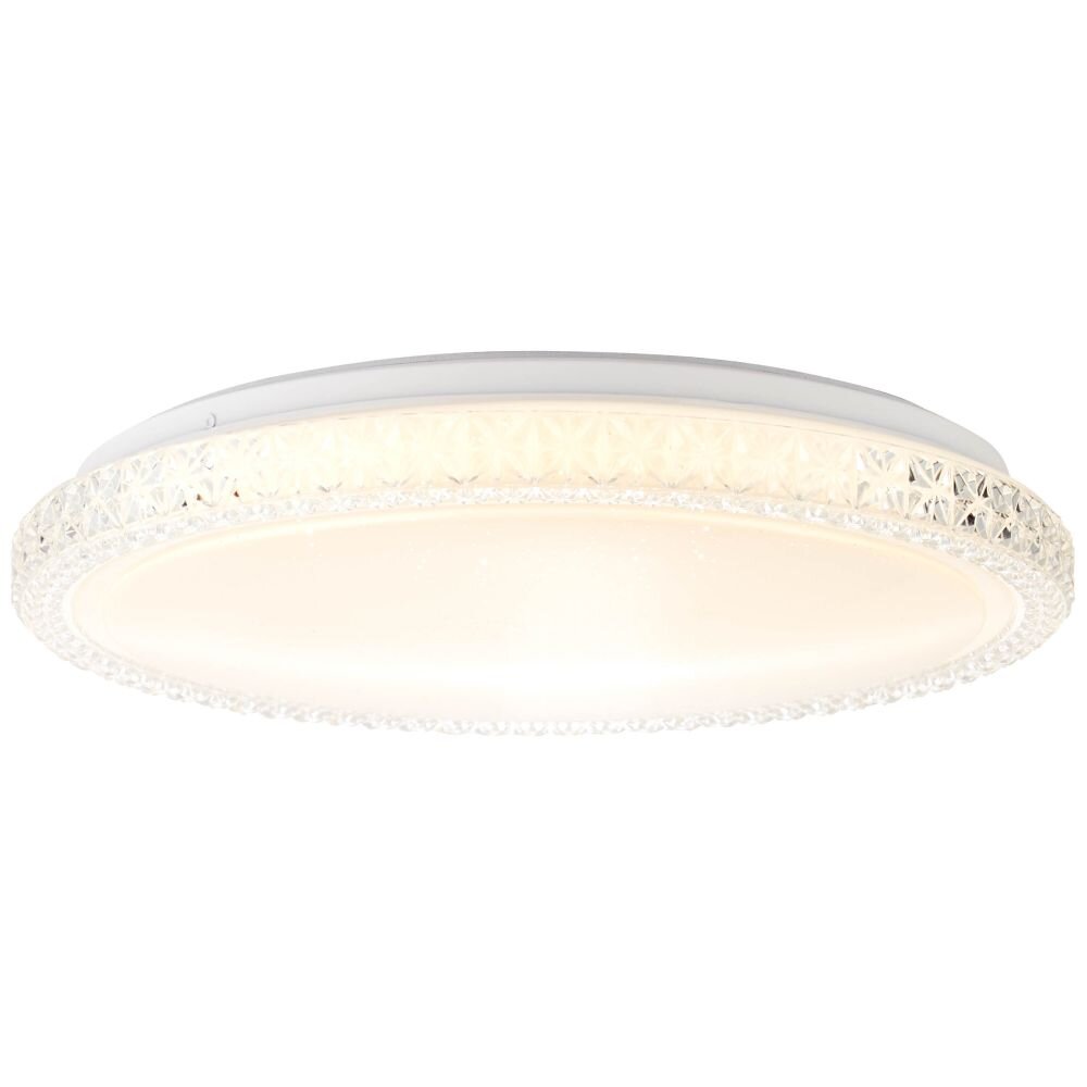 Plafonnier Brilliant Badria Blanc, 1 lumière main product photo