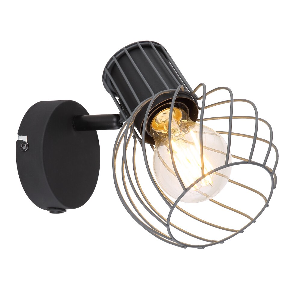 Spot Globo BEVERONE Noir, 1 lumière main product photo