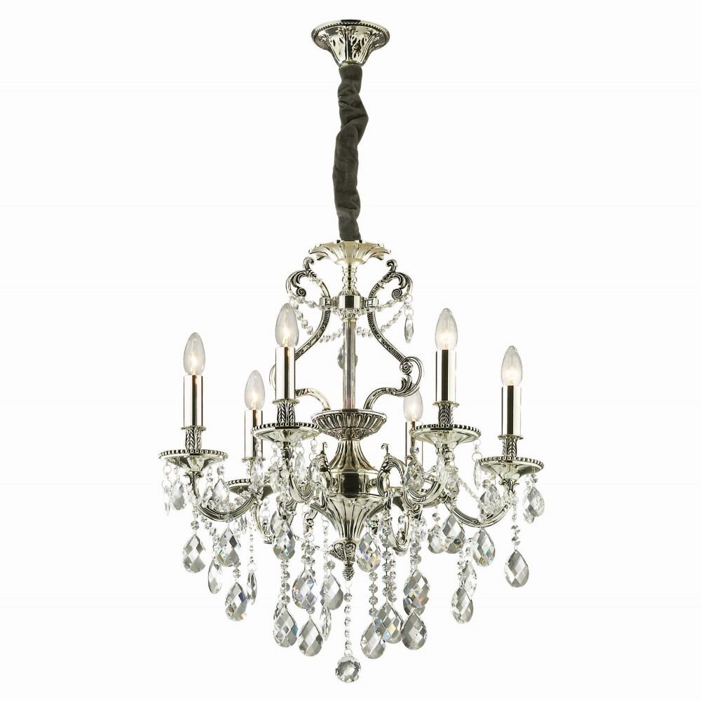 Lustre Ideal Lux GIOCONDA Argenté, 6 lumières main product photo