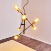 Suspension Coppet Noir doré, 6 lumières