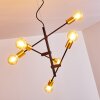 Suspension Coppet Noir doré, 6 lumières