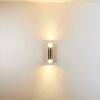 Applique murale d'extérieur Saulcy LED Acier inoxydable, 2 lumières