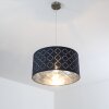 Suspension Meldal Nickel mat, 1 lumière