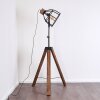 Lampadaire Haervej Bois foncé, Noir, 1 lumière