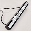Suspension Barbengo Bois clair, Noir, 6 lumières