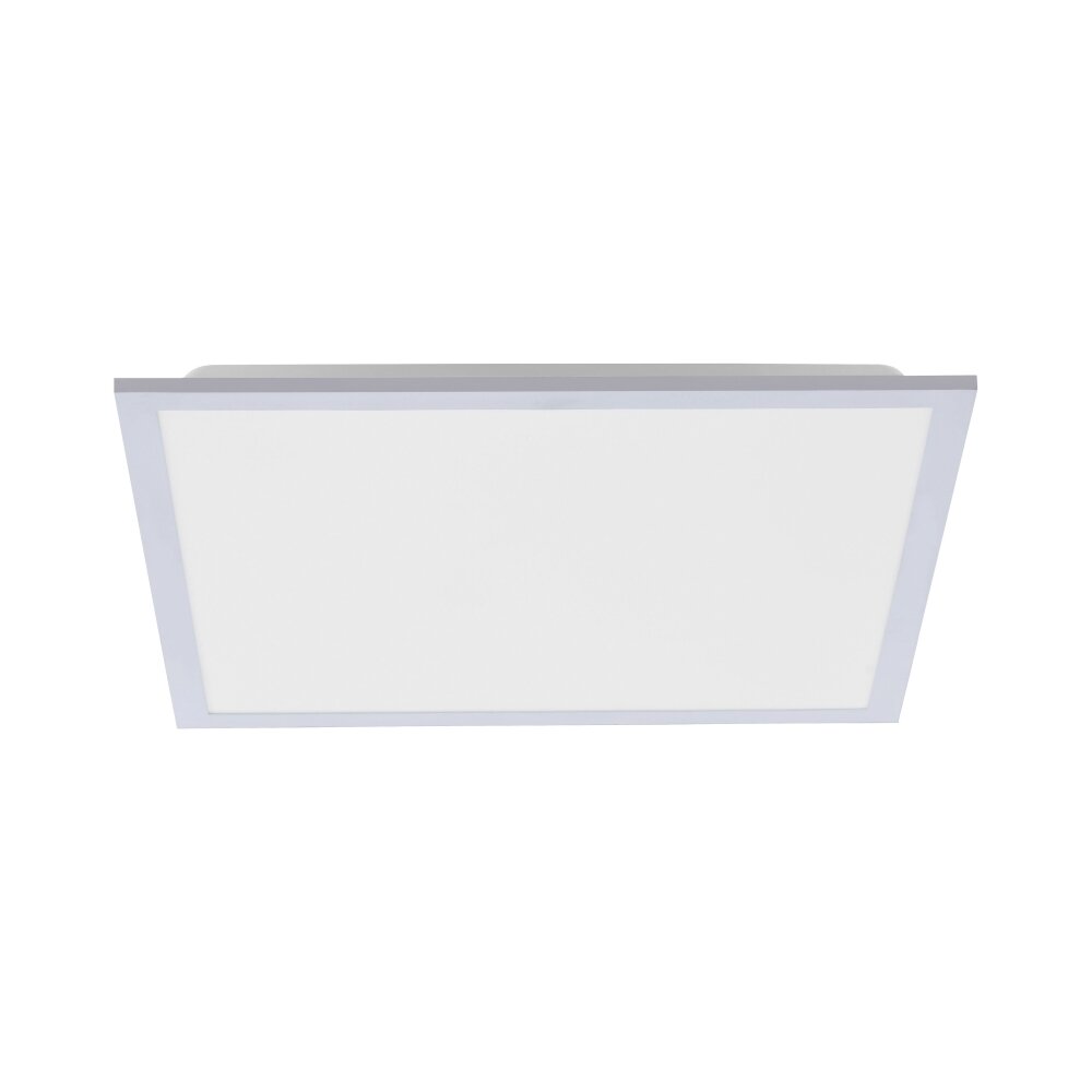 Plafonnier Leuchten Direkt FLAT LED Argenté, 1 lumière, Télécommandes main product photo