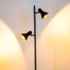 Lampadaire Mavas Noir, 2 lumières