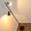 Lampadaire Mavas Noir, 2 lumières