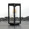 Borne lumineuse Baoshan Noir, 1 lumière