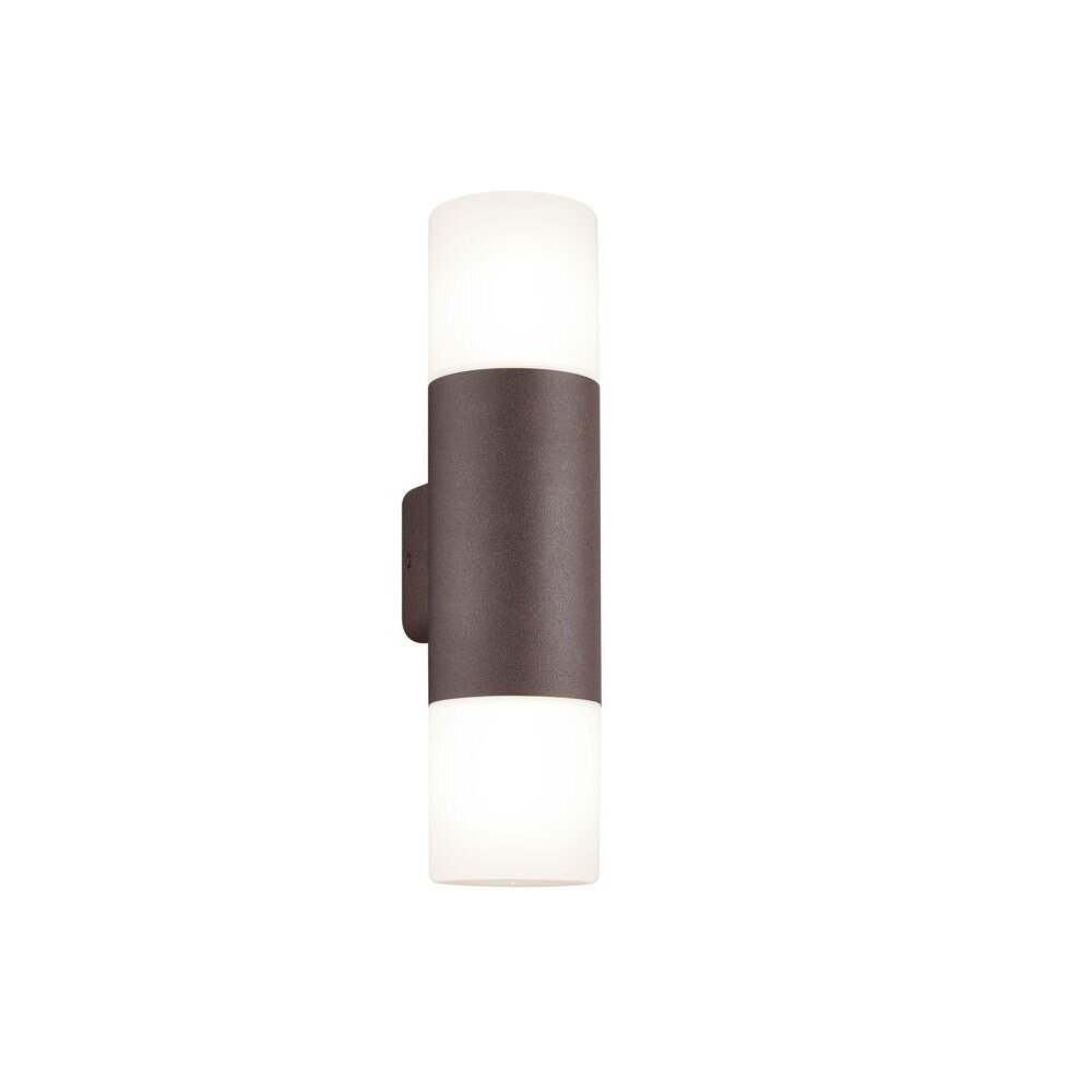 Applique murale d'extérieur Trio Leuchten HOOSIC Rouille, 2 lumières main product photo