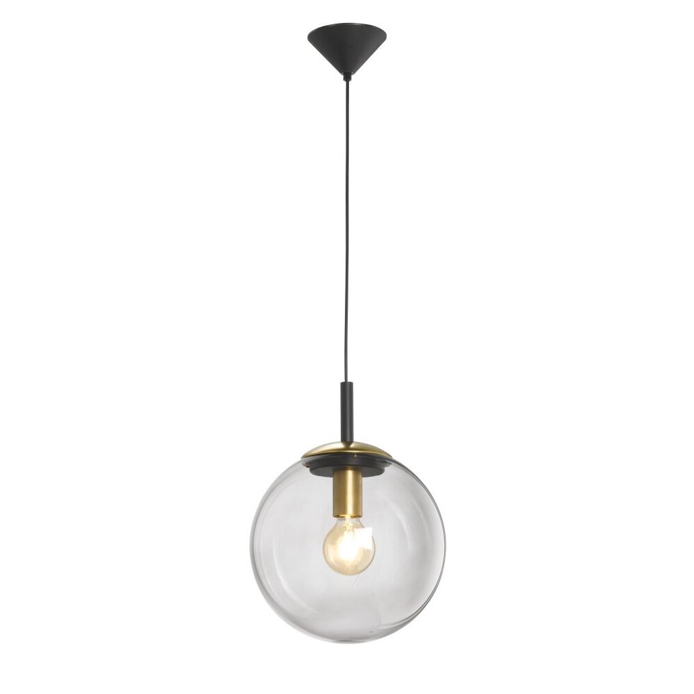 Suspension Fischer & Honsel living Dini Noir, 1 lumière main product photo