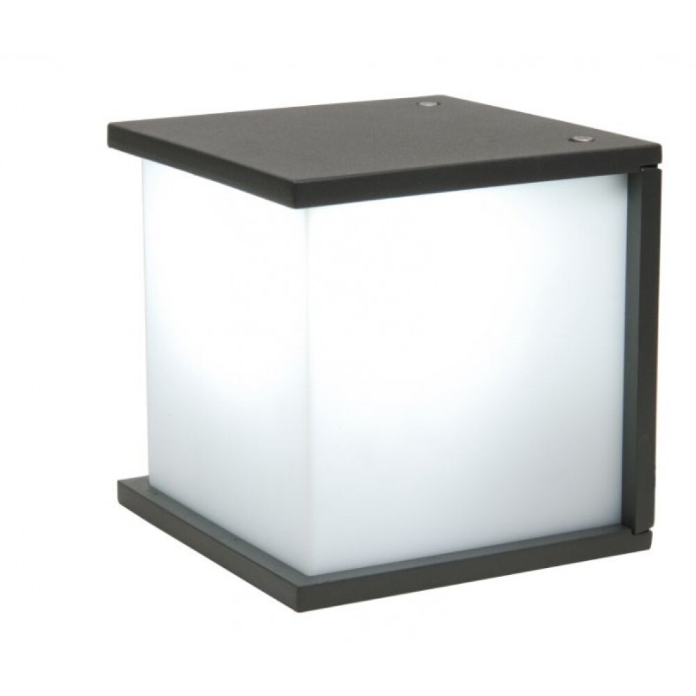 Applique extérieure LUTEC CUBE Anthracite, 1 lumière main product photo