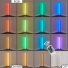 Lampadaire Tumba LED Blanc, 1 lumière, Télécommandes, Changeur de couleurs