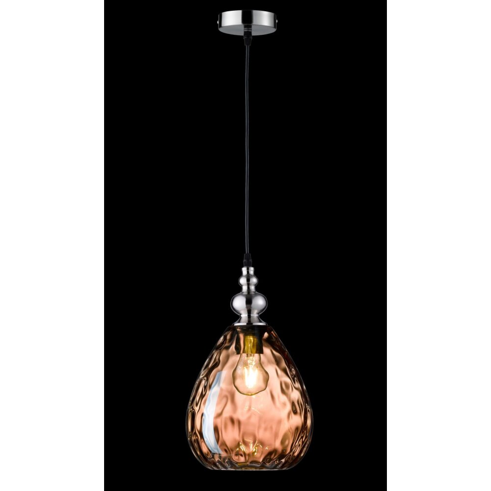 Suspension Honsel Uller Noir, 1 lumière main product photo
