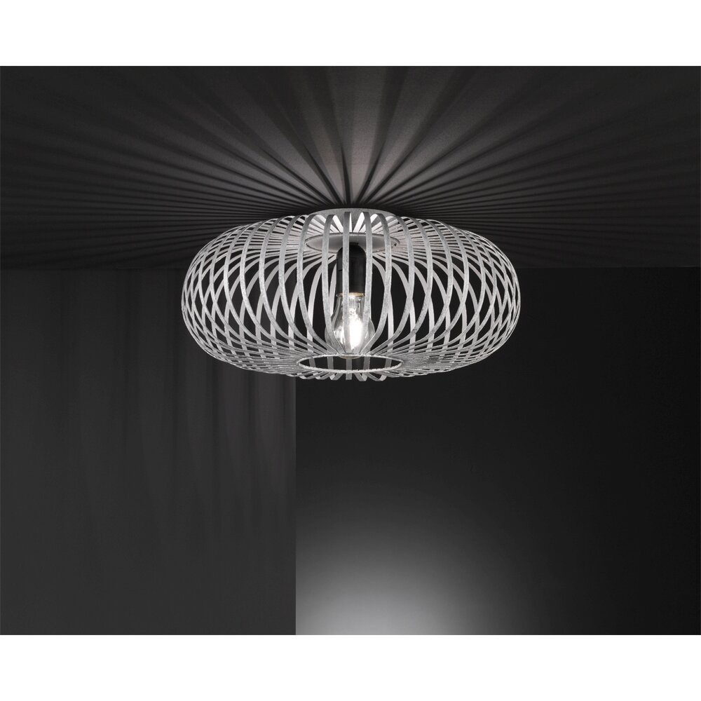 Plafonnier Trio-Leuchten Johann Gris, 1 lumière main product photo